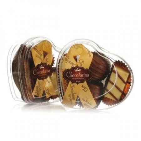 מארז לב 4 פרלינים